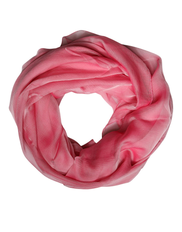 Dolce & Gabbana 100% Silk shawl in pink