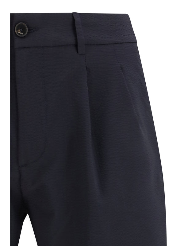 Shorts Sartorial Navy Other Fibres Bermuda