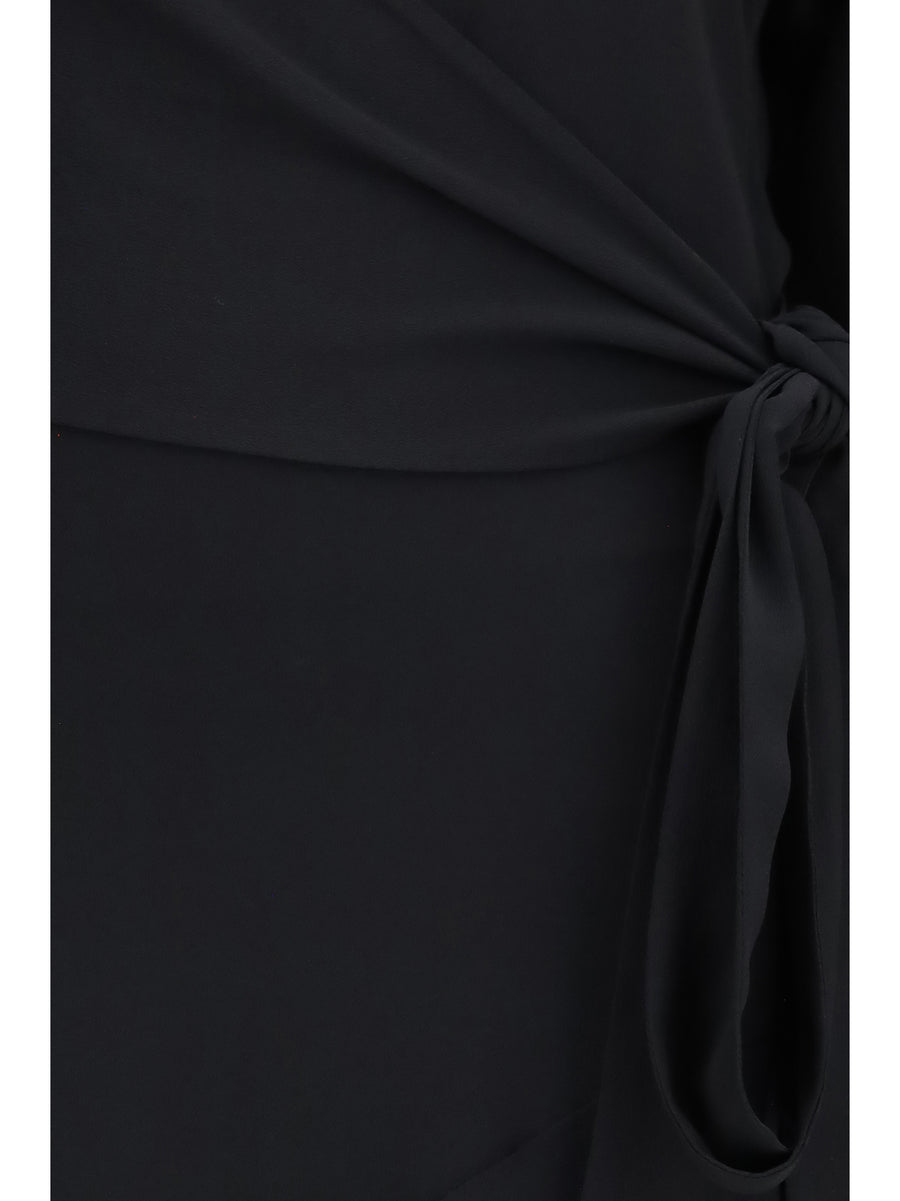 Dress Chemisier Black Acetate