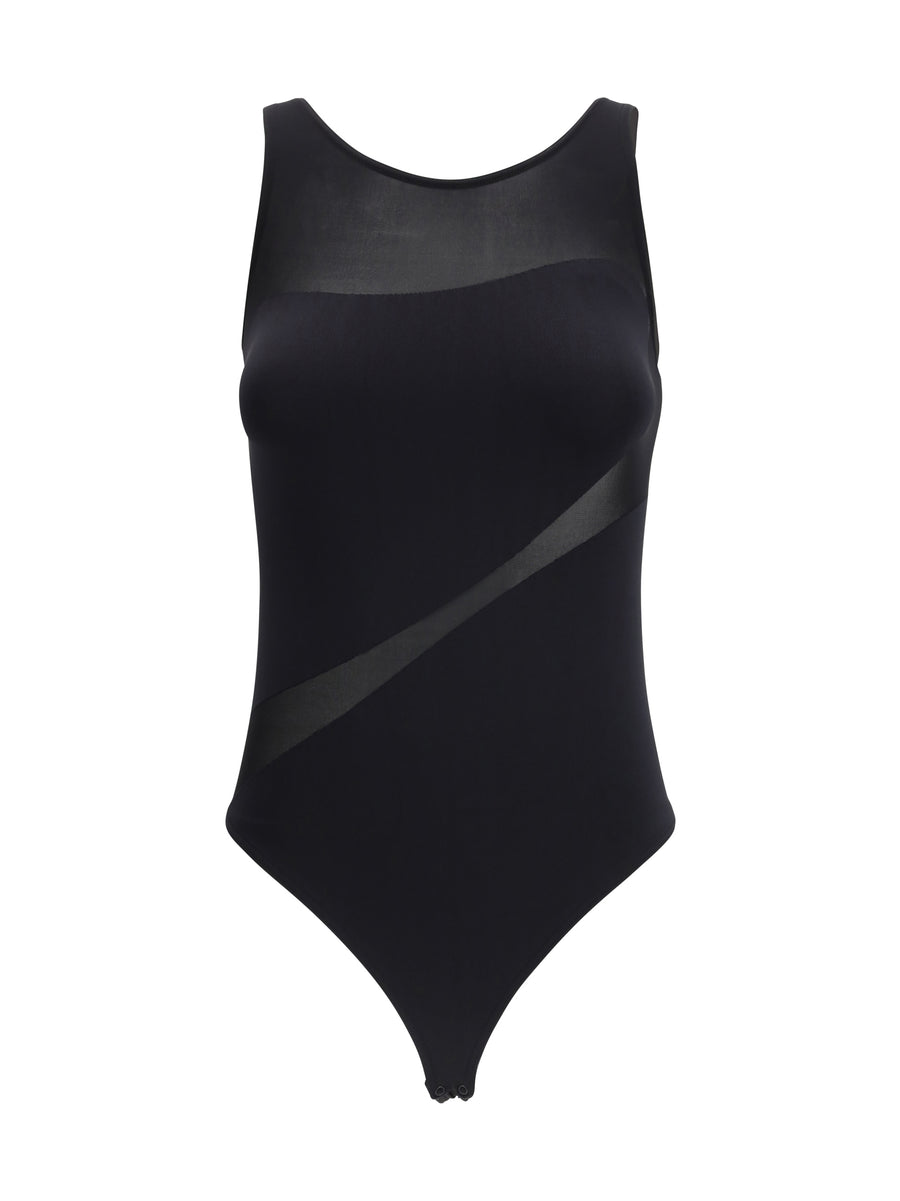 Shade Sleeveless String Body Black Polyamide; Elastane Underwear