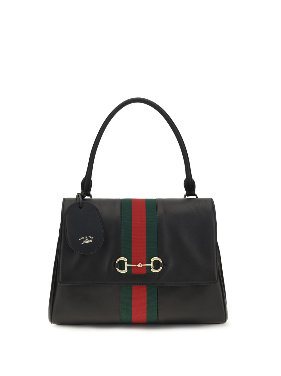 Medium Paparazzo Handbag Black/black/vrv Calf Leather Bos Taurus Handbags