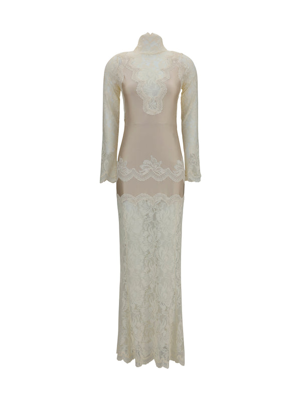 Rabanne 90% Polyamide; 10% Elastane dress in ivory