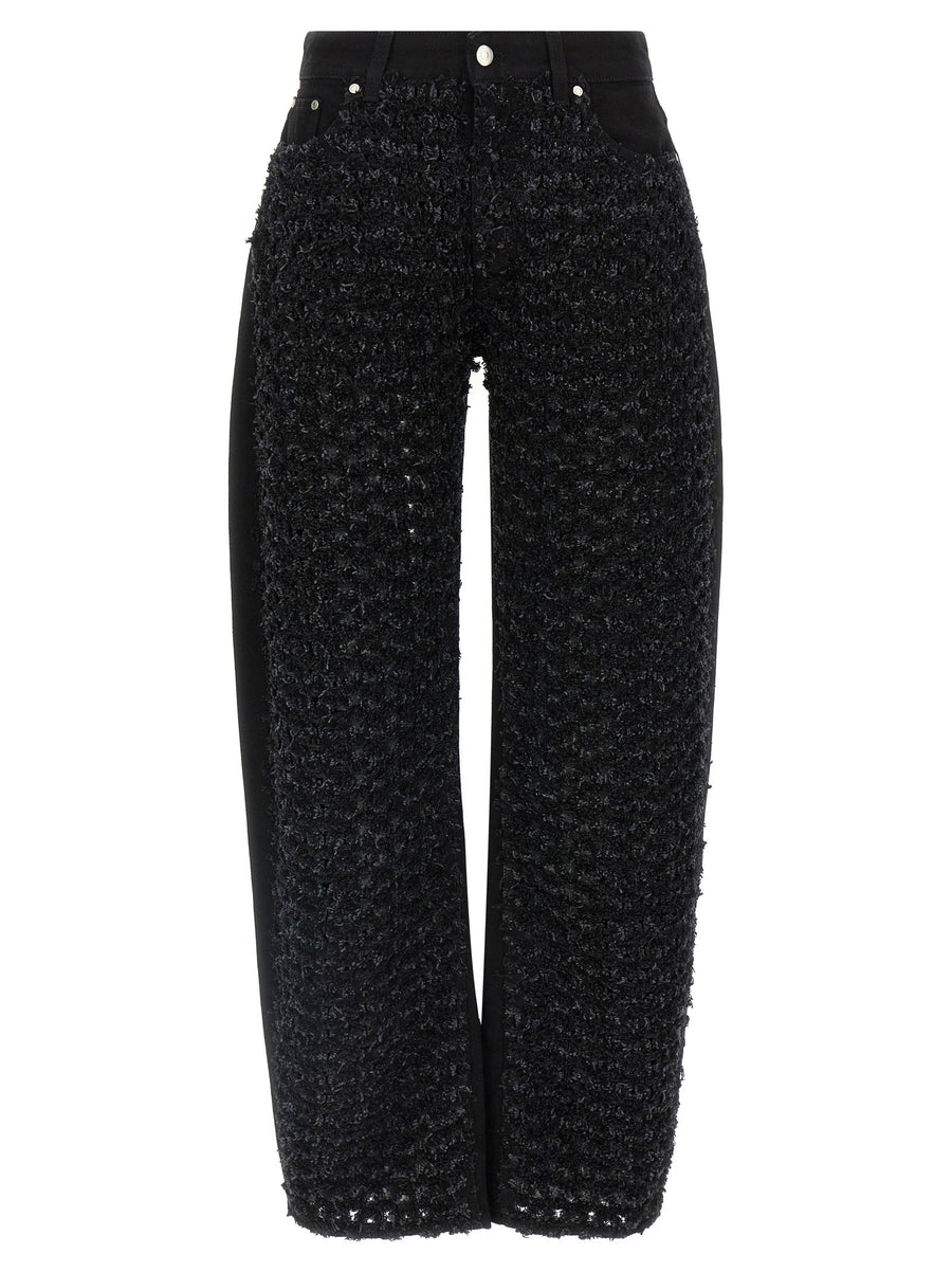 Stella Mccartney Bouclé Jeans — Black