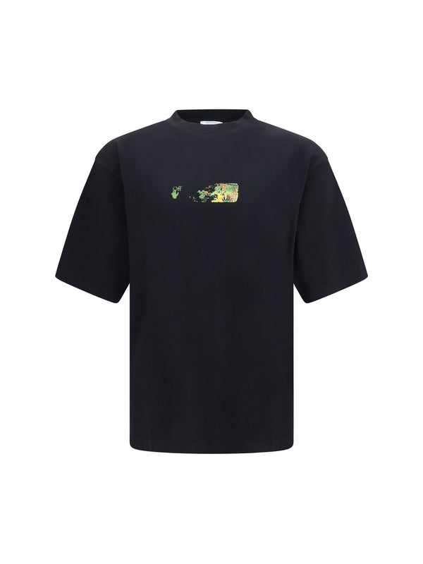 Off-White 100% COTTON t-shirt in black