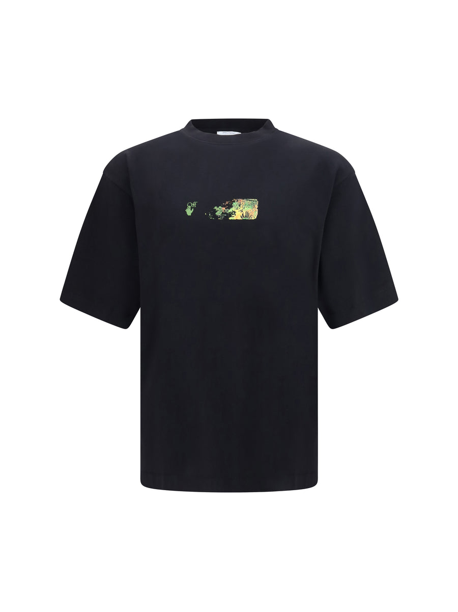 Off-White 100% COTTON t-shirt in black