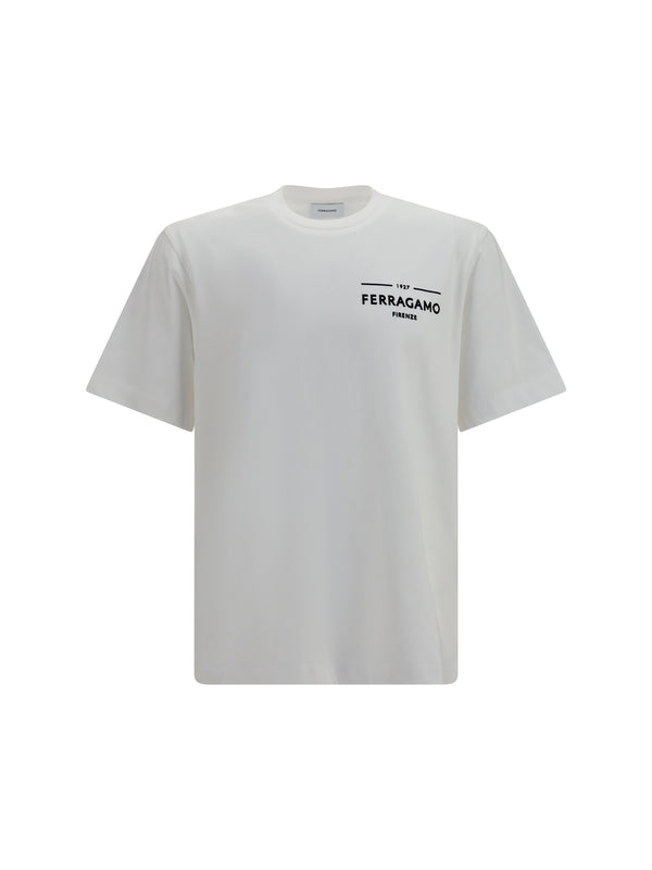 Ferragamo 100% Cotton t-shirt in white