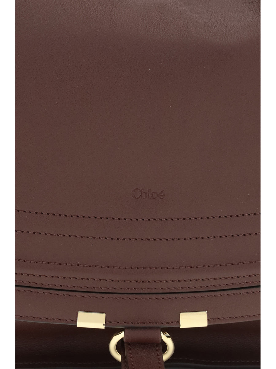 Shoulder Bag Marcie Dark Velvet Calfskin Calf Leather