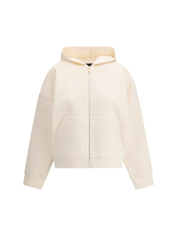 Fabiana Filippi 71% Modal; 22% Polyurethane; 7% Cashmere hoodie in beige