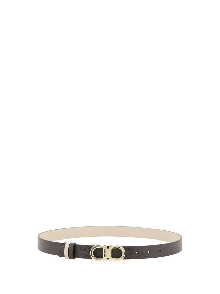 Leather Belt Dark Brown Patterned Calf