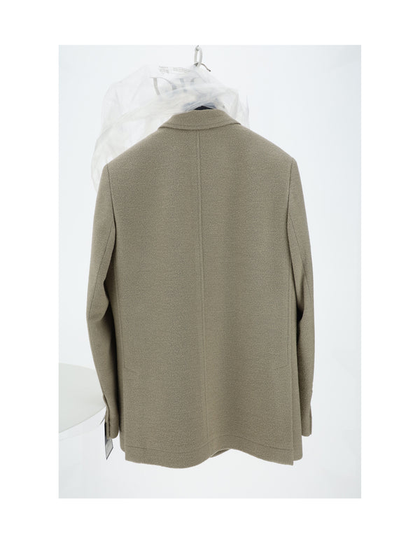 Mens Jacket Beige General Elastane
