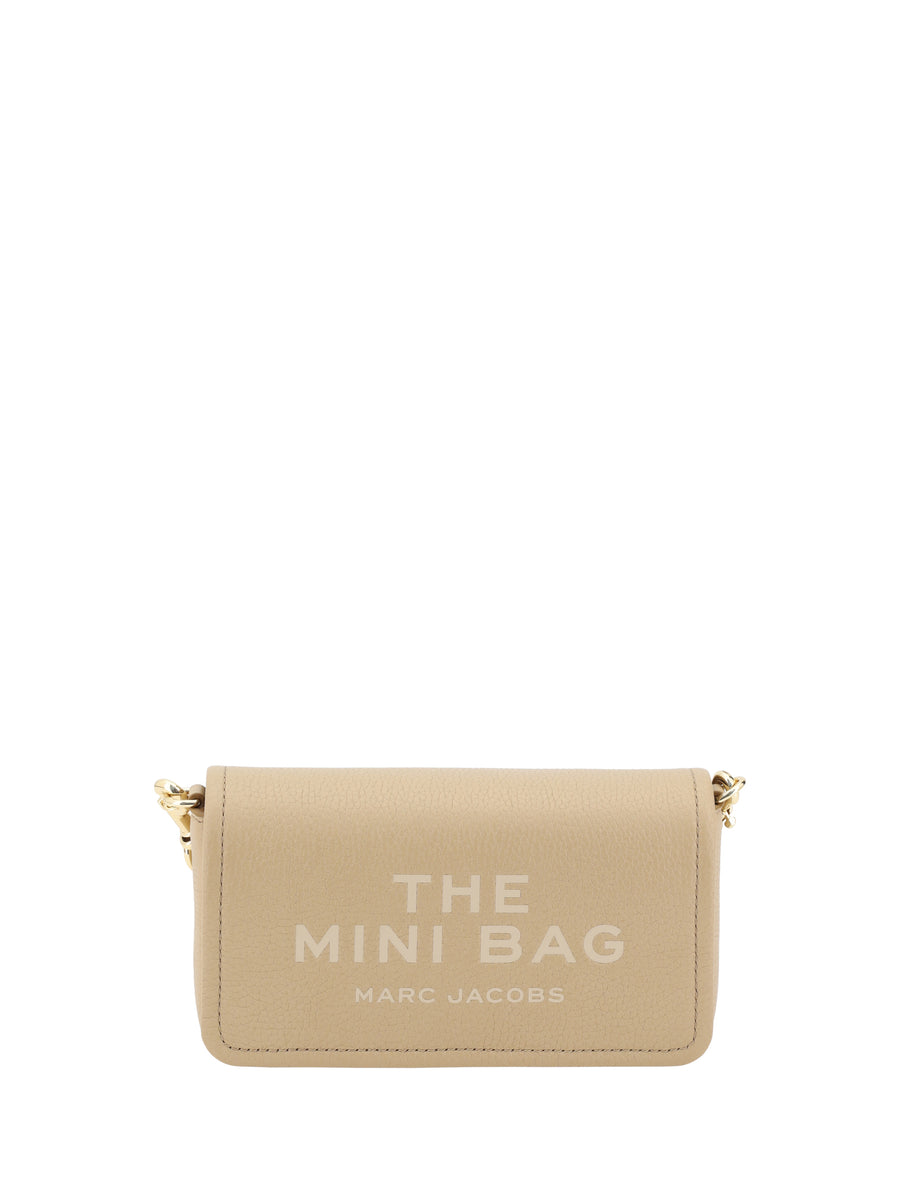 Marc Jacobs 100% Calf Leather Bos Taurus shoulder bag in beige