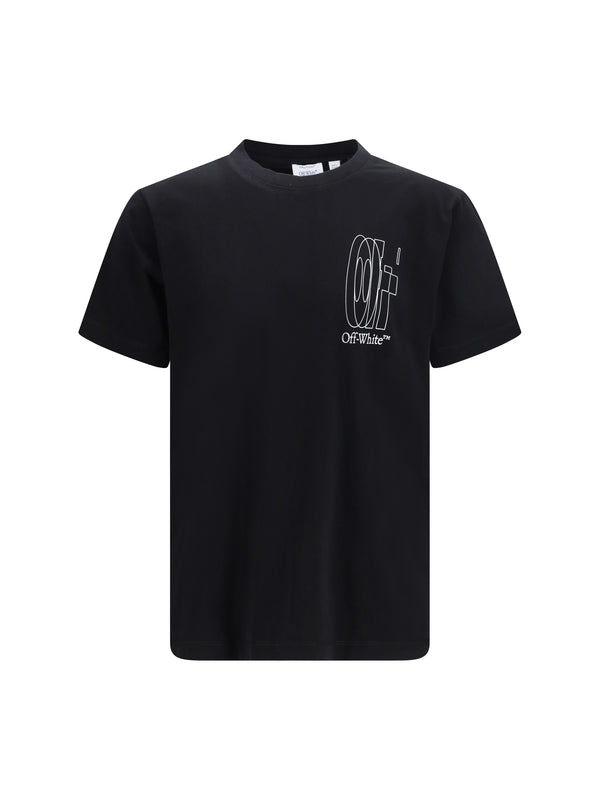 Off-White 100% Cotton t-shirt in black