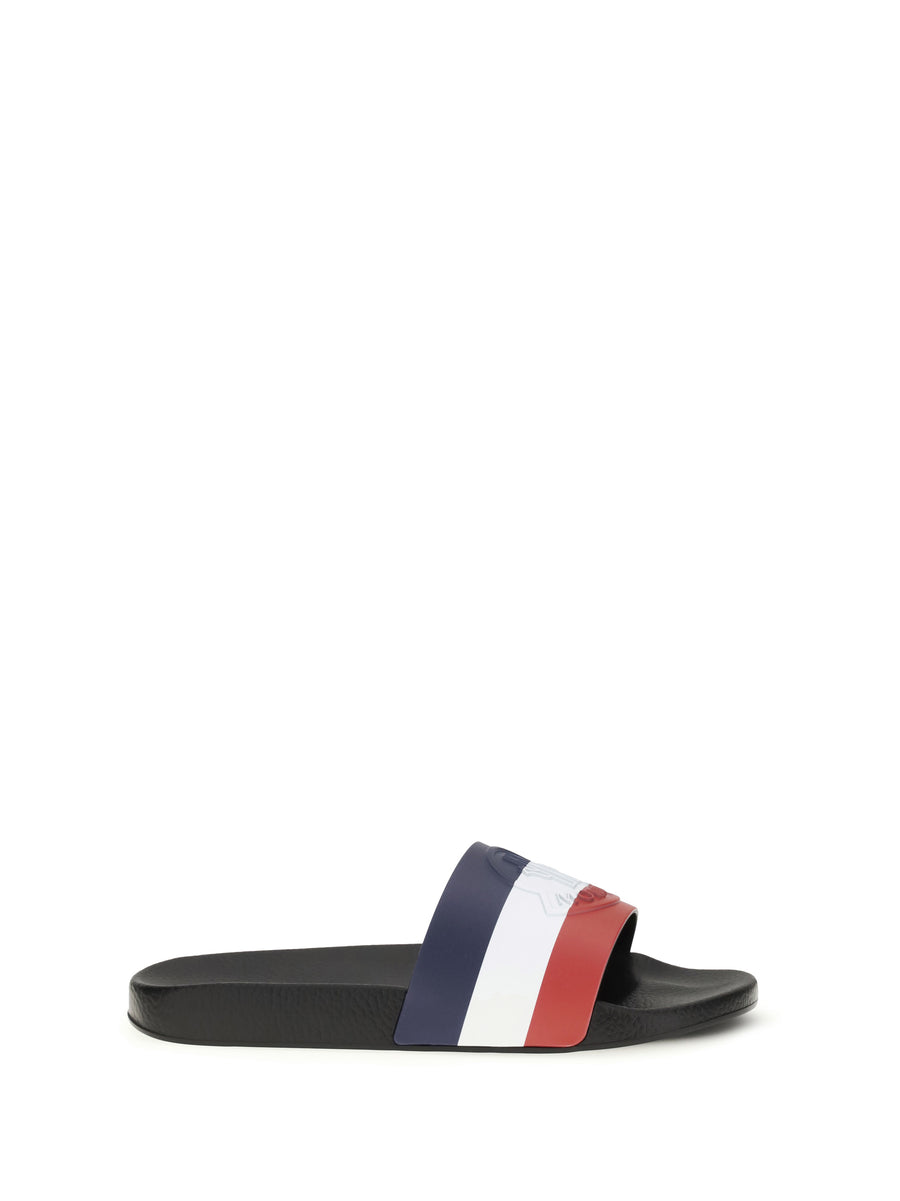 Moncler Upper: 100% Rubber; Sole: 100% Rubber slipper in black