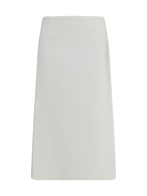 Rier 100% cotton skirt in white