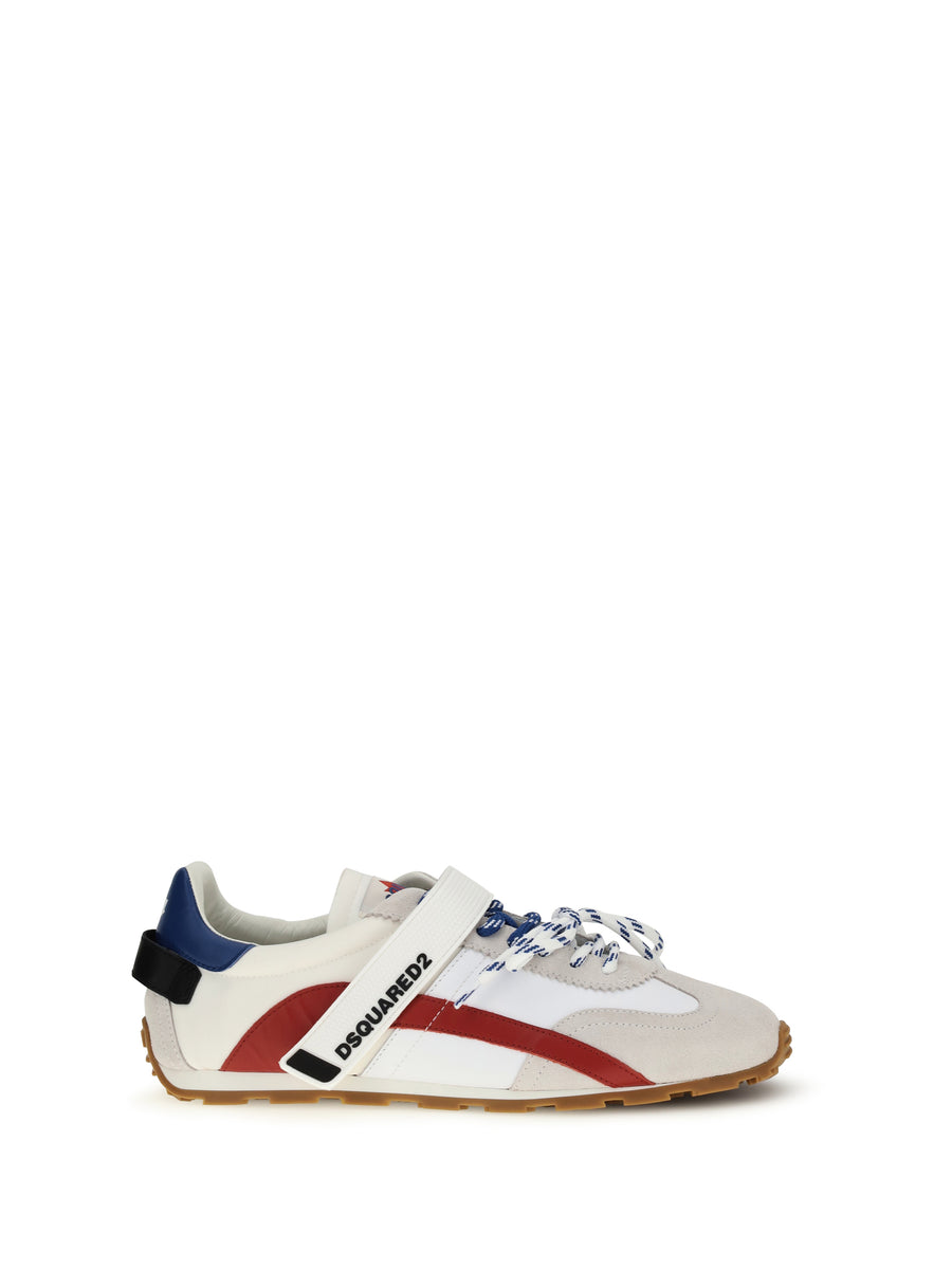 Dsquared2 Upper: 100% calf leather; Sole: 100% rubber sneakers in white