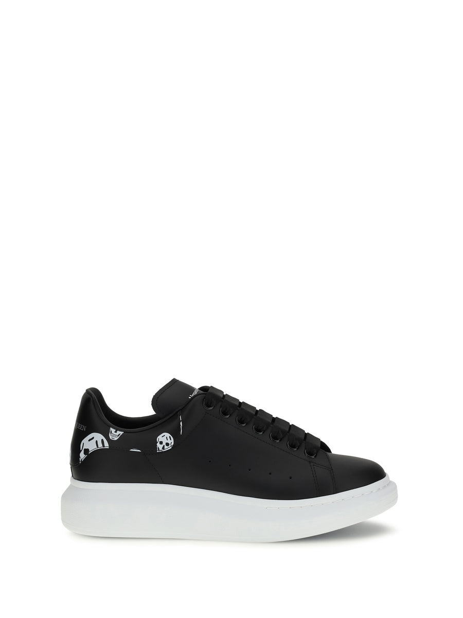 Alexander McQueen Upper: 100% calf leather; Sole: 100% rubber sneakers in black