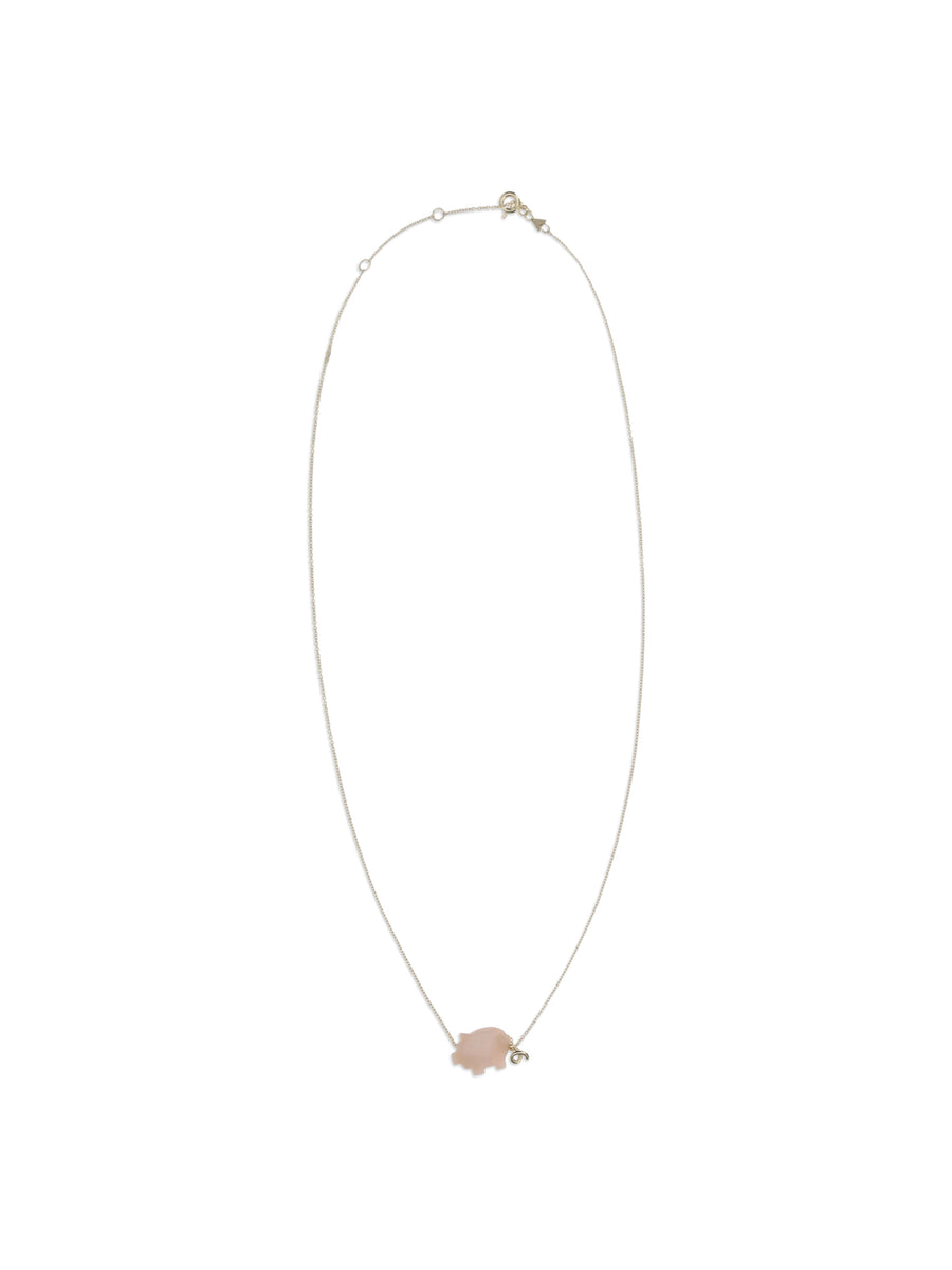 Necklace Piggy Yellow Gold Other Materials Necklaces