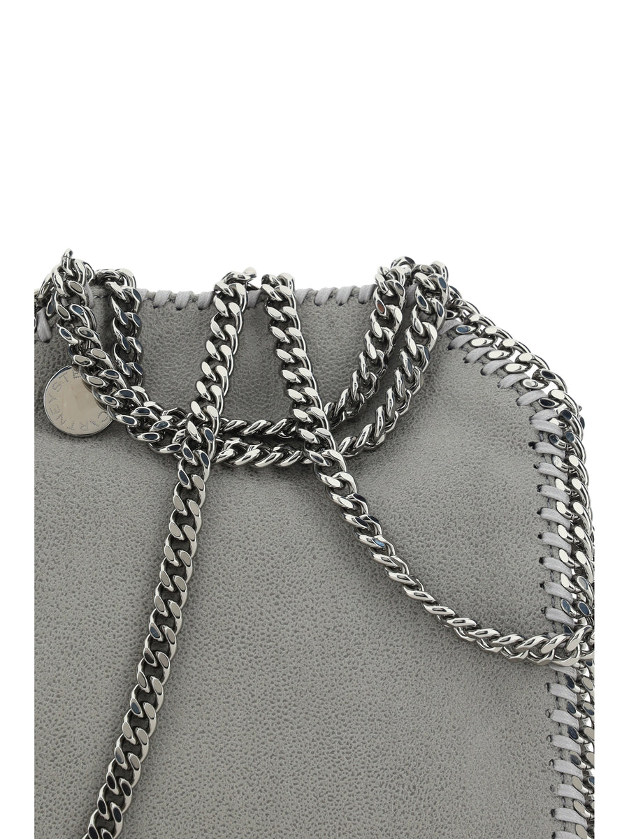 Handbag Tiny Shaggy Light Grey Polyester Handbags