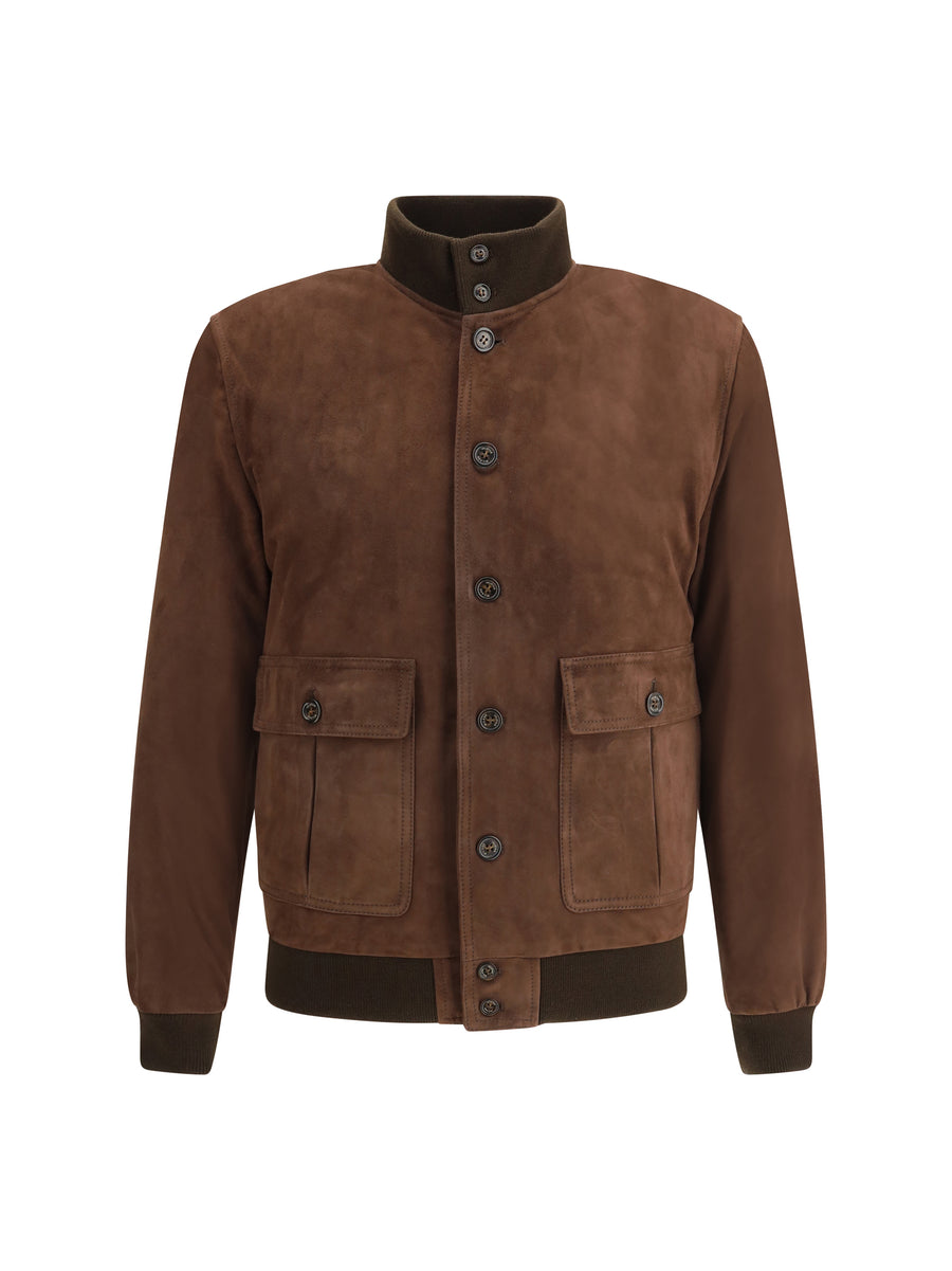 Leather Jacket Caffè Calf Bos Taurus