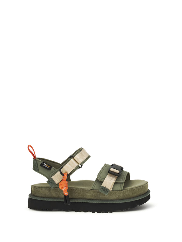 UGG Upper: 100% Rubber; Sole: 100% Rubber sandals in green