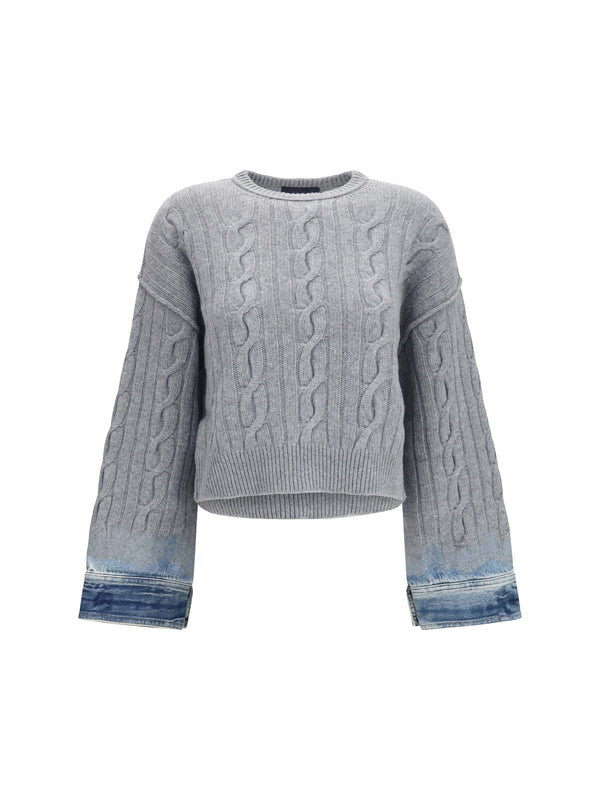 Haikure 100% Merino Wool sweater in gray