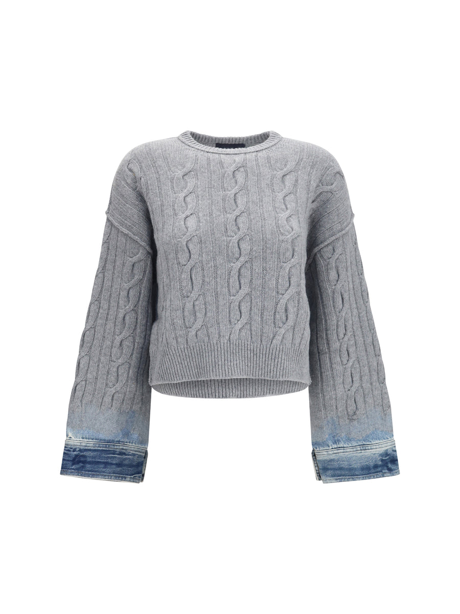 Haikure 100% Merino Wool sweater in gray