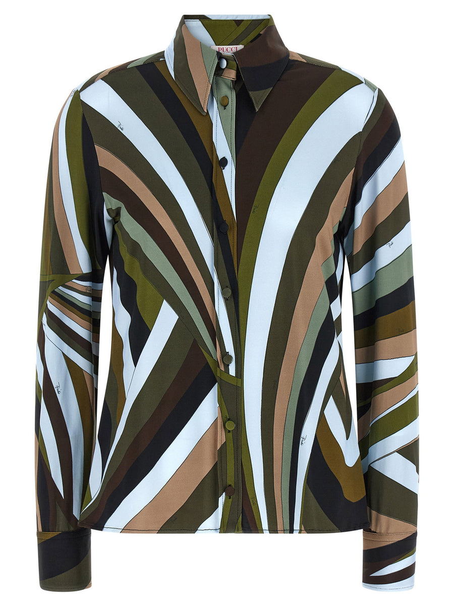 Emilio Pucci Iride Shirt — Olive