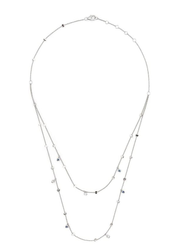 Ponte Vecchio 18Kt White Gold necklace in white