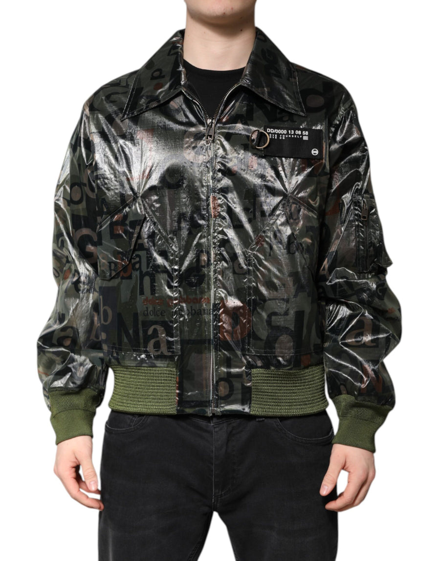 Dolce & Gabbana 100% Nylon jacket in black
