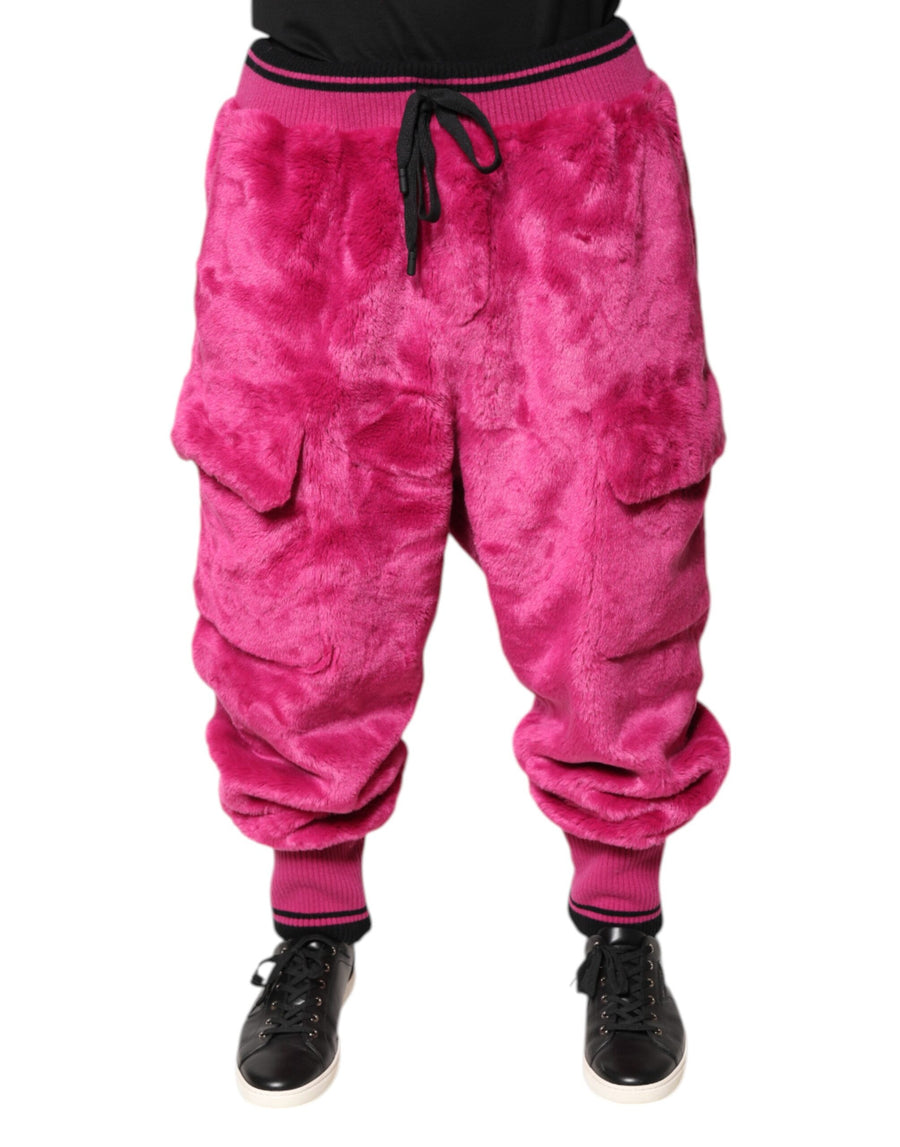 Dolce & Gabbana 82% Acrylic 18% Polyester joggers in pink