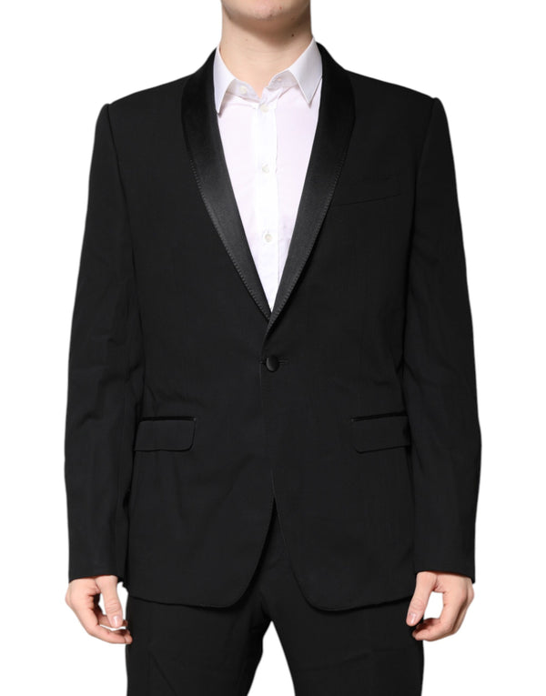 Dolce & Gabbana 94% Virgin Wool pant suit in black