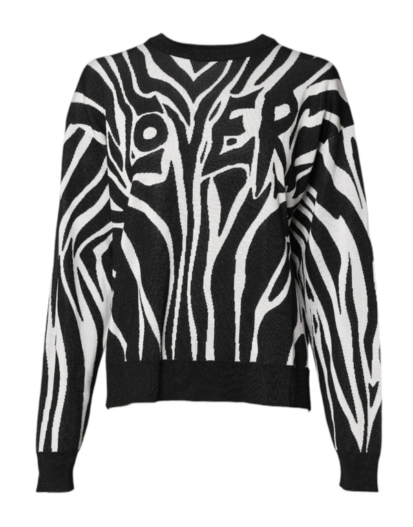 Dolce & Gabbana 45% Silk sweater in black