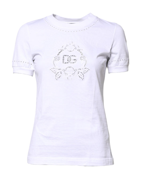 Dolce & Gabbana 100% Cotton t-shirt in white