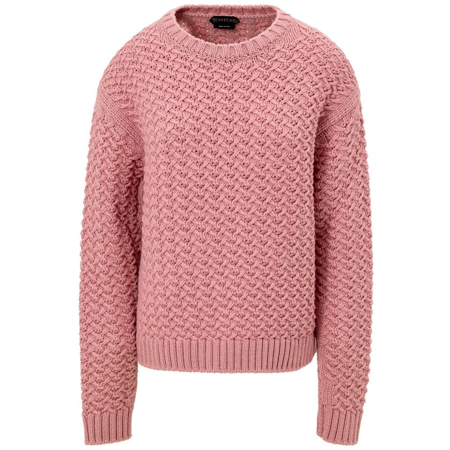 Tom Ford 100% virgin wool sweater in pink