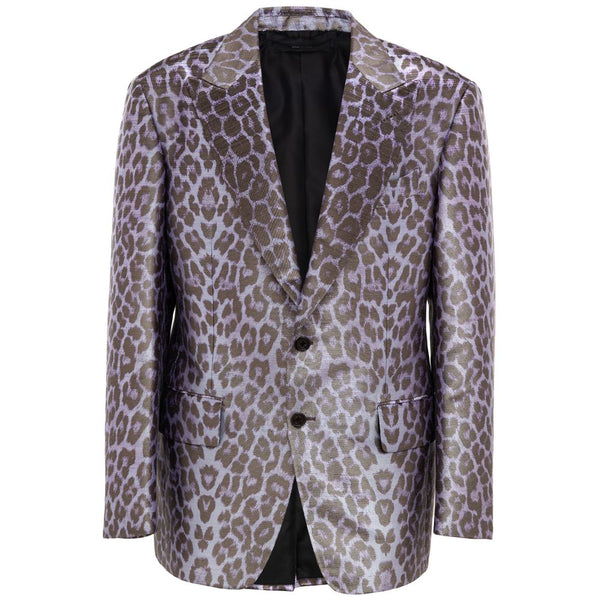 Tom Ford 49% viscose blazer in purple
