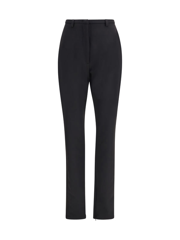 The Latest 88% Polyester; 12% Elastane trousers in black