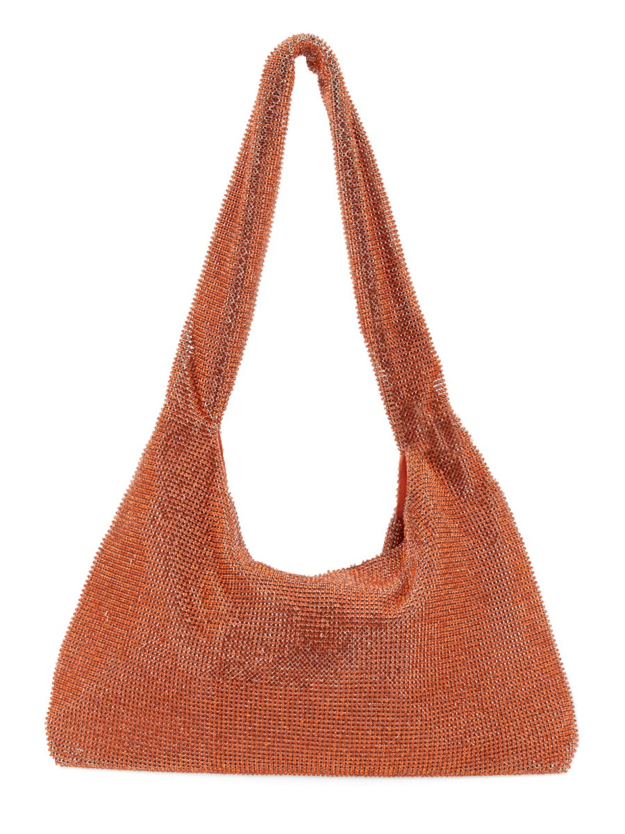 Shoulder Bag Armpit Orange Polyester