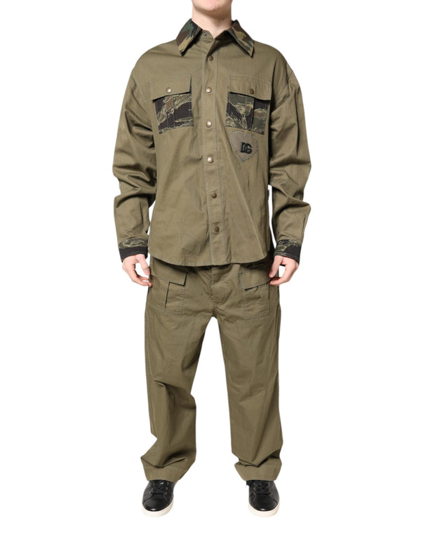 Dolce & Gabbana 99% Cotton 1% Elastane shirt in brown