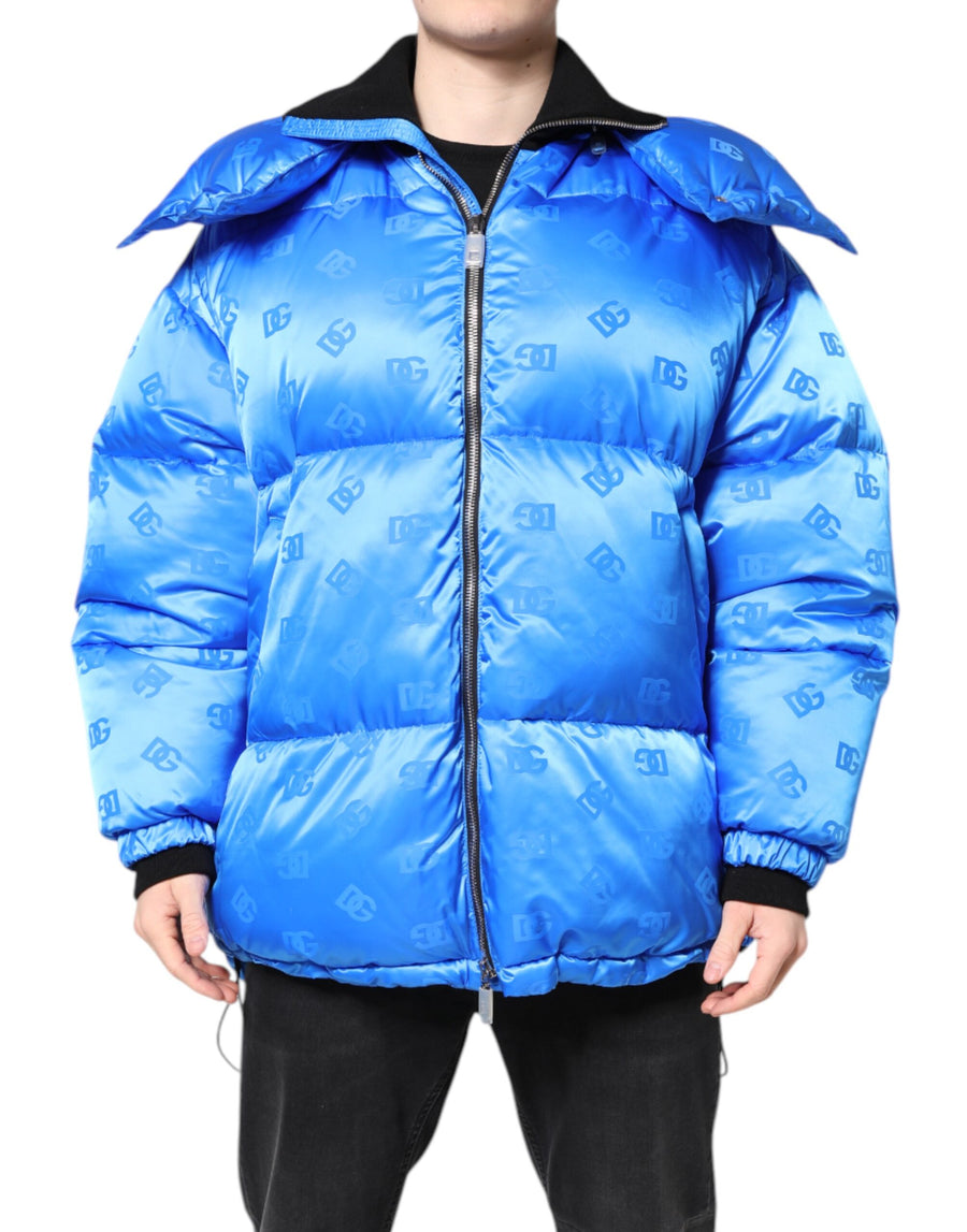 Dolce & Gabbana 100% Nylon down jacket in blue