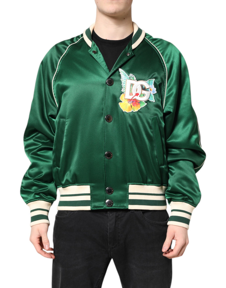 Dolce & Gabbana 100% Polyester; Lining: 100% Nylon jacket in green