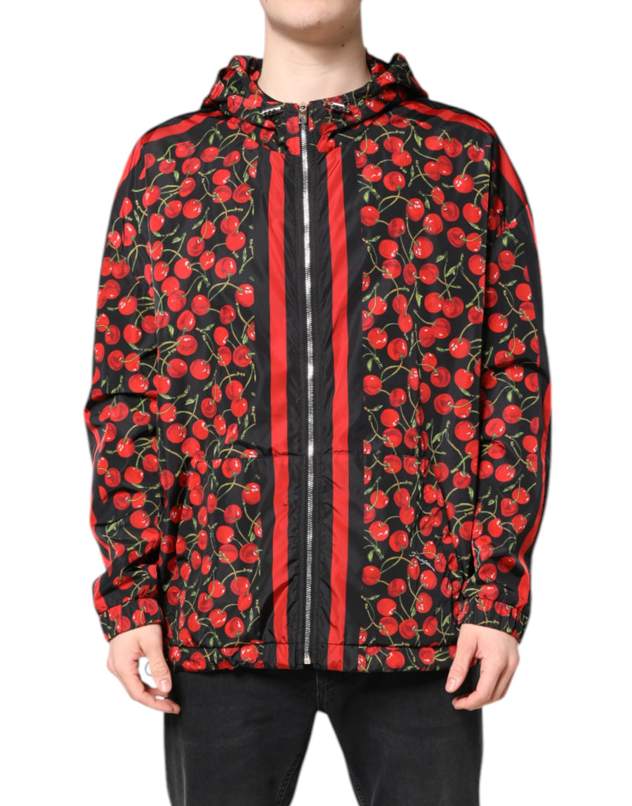 Dolce & Gabbana 100% Polyester; Lining: 60% Cotton 40% Nylon jacket in black