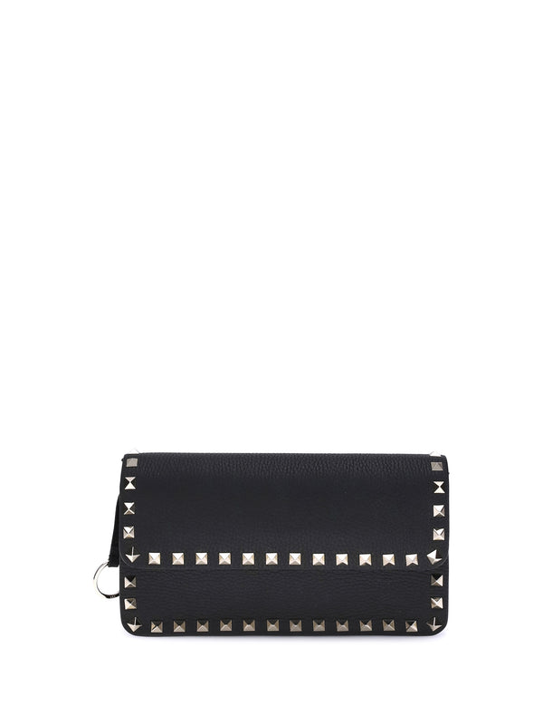 Valentino Garavani 100% Calf Leather Bos Taurus wallet in black