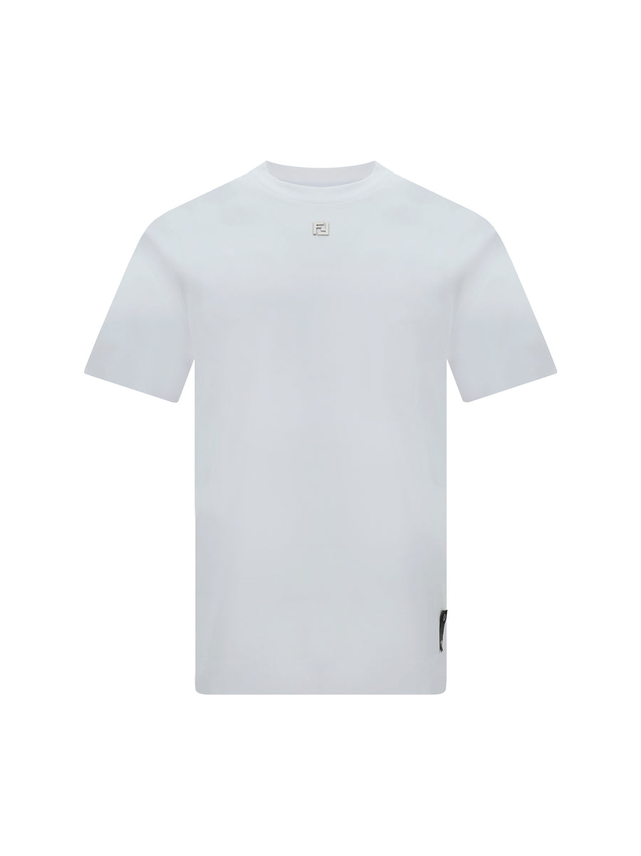 Ff T-Shirt Bianco Cotton T-shirts