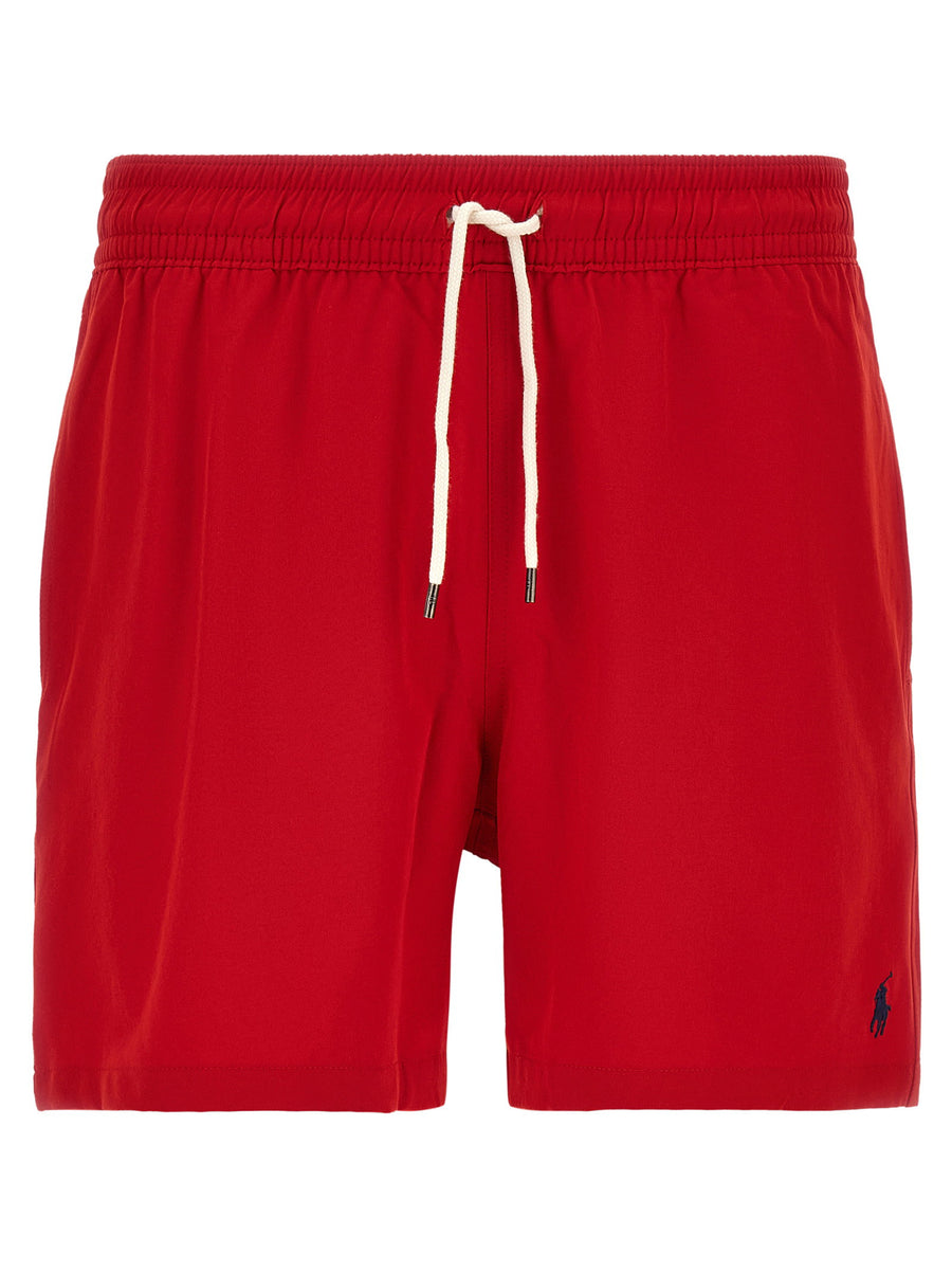 Polo Ralph Lauren Traveler Swim Shorts — Red