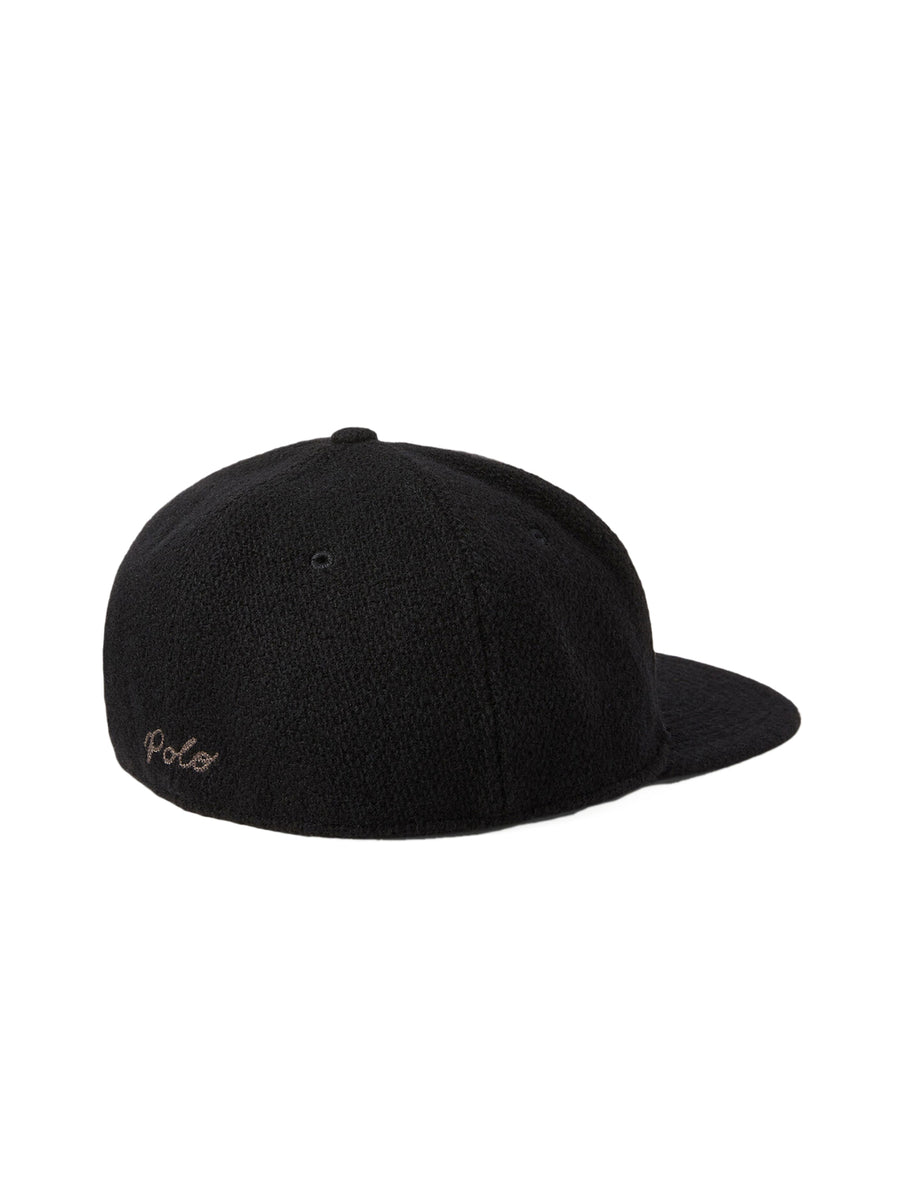 Polo Ralph Lauren 710917624001 60% Wool baseball cap in black