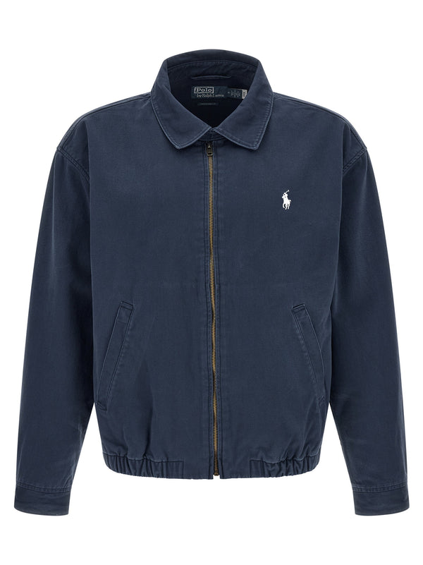 Polo Ralph Lauren قطن تويل جاكيت — كحلي