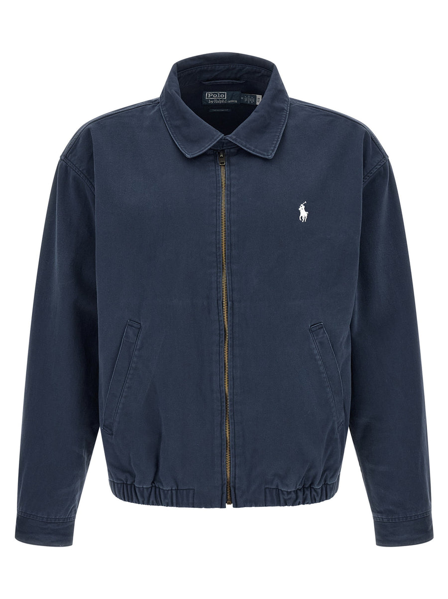 Polo Ralph Lauren قطن تويل جاكيت — كحلي