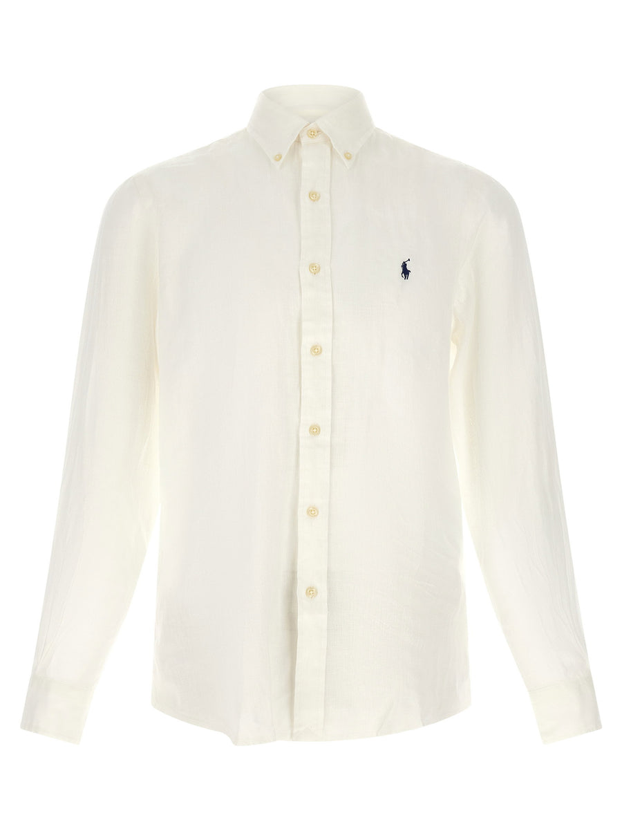 Polo Ralph Lauren Linen Shirt — cream