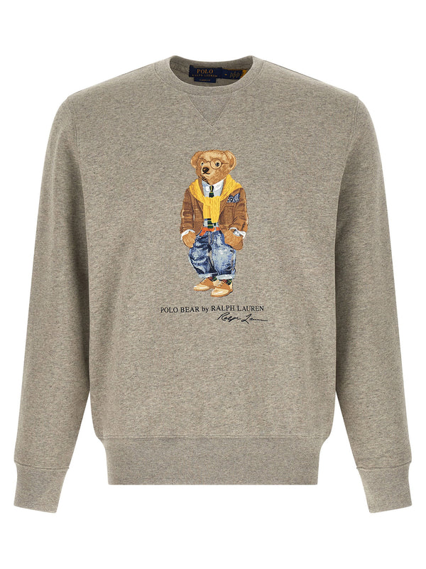 سويت شيرت بطبعة بولو بير — رمادي Polo Ralph Lauren