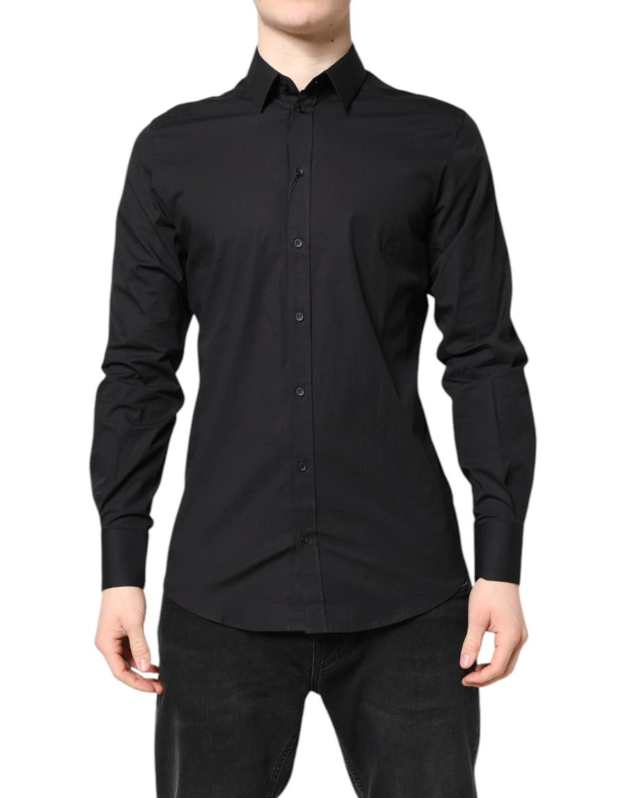 Dolce & Gabbana 97% Cotton shirt in black